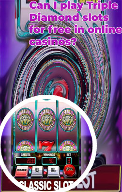 Free triple diamond slots