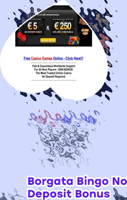 Online bingo and slots no deposit bonus